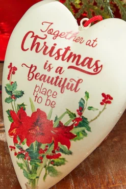 Decorator's Warehouse 5.5" Together Heart Ornament > Christmas Ornaments|Cardinal