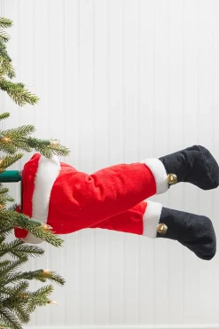 Decorator's Warehouse 16" Treeside Santa Kickers > Christmas Decor|Mr. Christmas