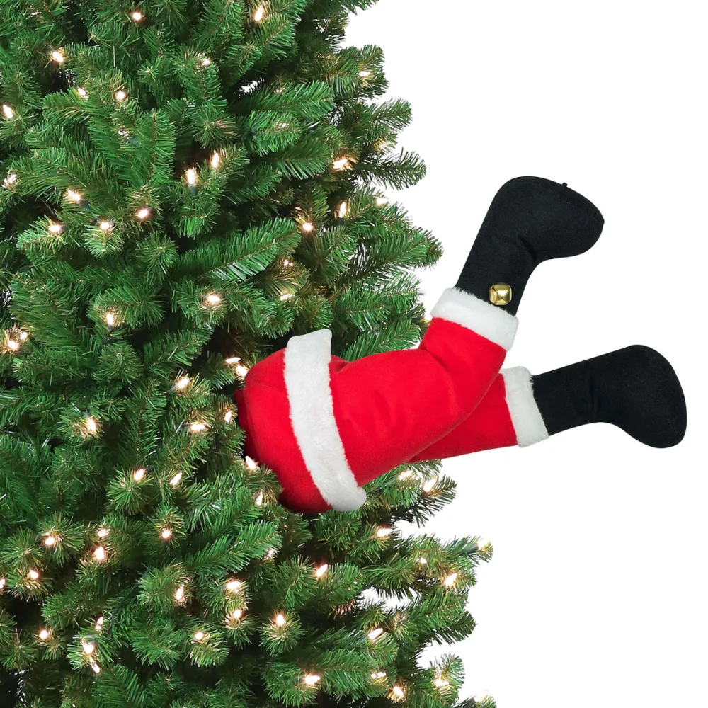 Decorator's Warehouse 16" Treeside Santa Kickers > Christmas Decor|Mr. Christmas