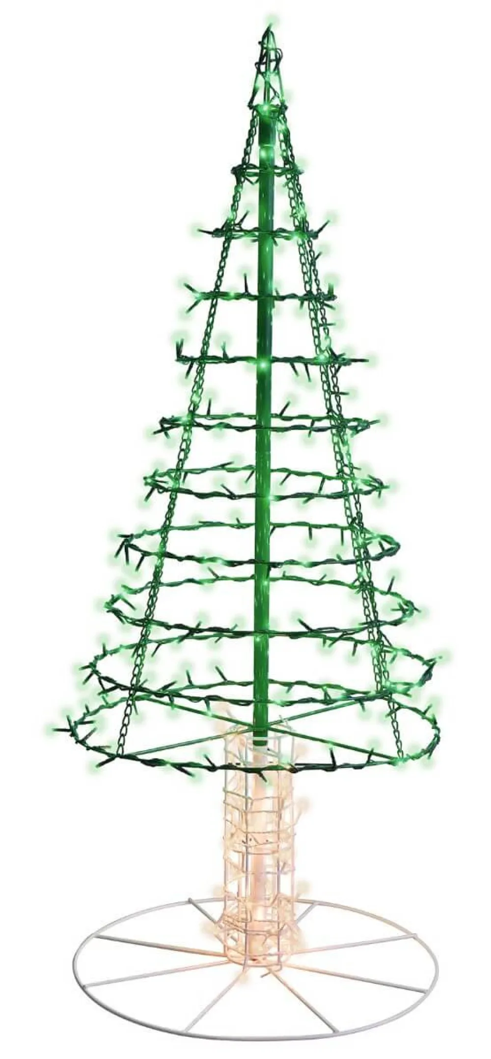 Decorator's Warehouse 4' Twinkling Starry Alpine Tree - Green/Warm White 270 Lights > Outdoor Lighting|Lit Signs
