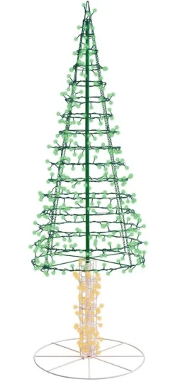 Decorator's Warehouse 6' Twinkling Starry Alpine Tree - Green/Warm White 460 Lights > Outdoor Lighting|Lit Signs