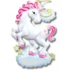 Decorator's Warehouse 5" Unicorn Customizable Ornament > Christmas Ornaments|Christmas Decor