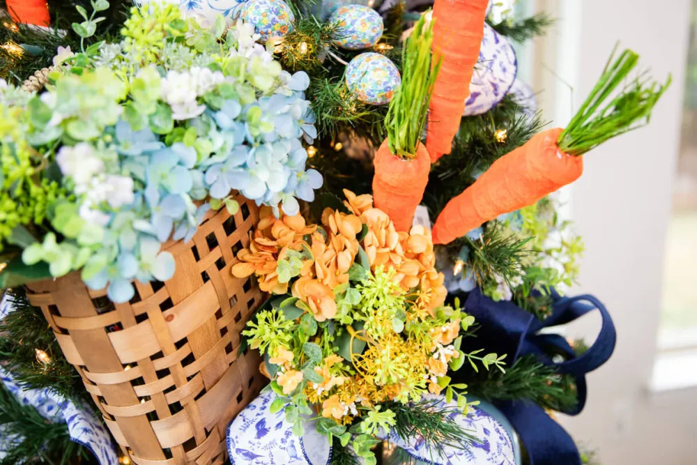Decorator's Warehouse 29" Velvet Carrot Spray > Easter Decor|Easter Decor