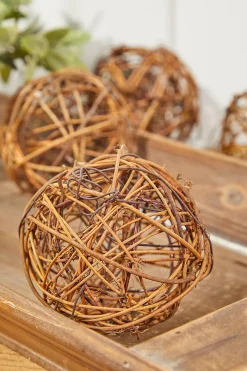 Decorator's Warehouse Vine Grapevine Ornament - Set of 4 > Christmas Decor|Spring Decor