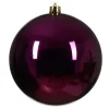 Decorator's Warehouse 5.5" Violet Shatterproof Ornament > Small Shatterproof (Under 6")|Christmas Decor