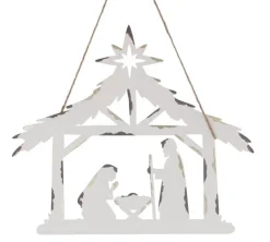 Decorator's Warehouse Wall Hanging Nativity With Holy Family > Nativity Sets|Nativity Ornaments
