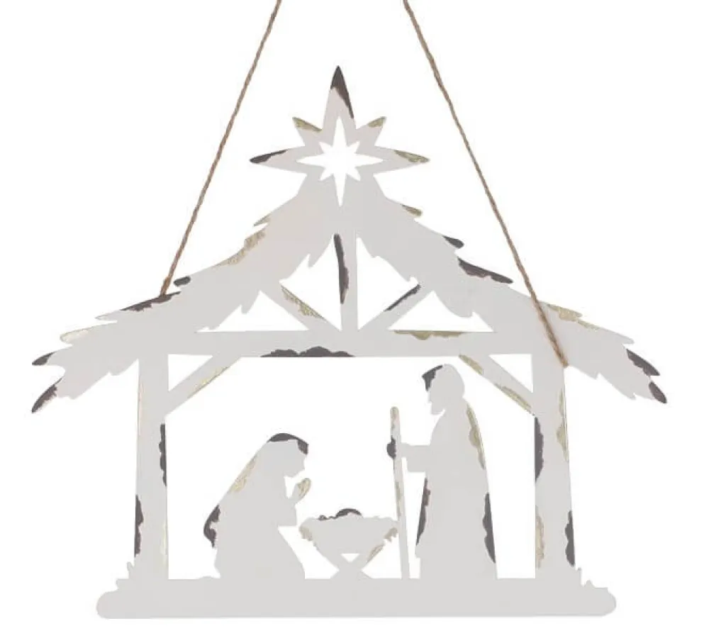 Decorator's Warehouse Wall Hanging Nativity With Holy Family > Nativity Sets|Nativity Ornaments