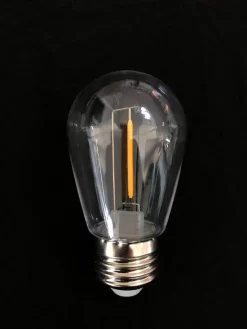 Decorator's Warehouse 48' Warm White In-Line Patio Light Set - S14 LED Bulbs Included > Outdoor Lighting