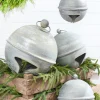 Decorator's Warehouse 12" Weathered Tin Jingle Bell Christmas Ornament > Christmas Decor|Farmhouse