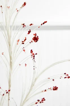 Decorator's Warehouse 36” White and Red Glitter Grass Spray > Christmas Sale|Christmas Sprays