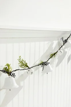 Decorator's Warehouse 67” White Country Bell Garland > Cardinal|Christmas Decor