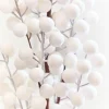 Decorator's Warehouse 33" White Flocked Berry Spray > White Christmas|2026 New Additions