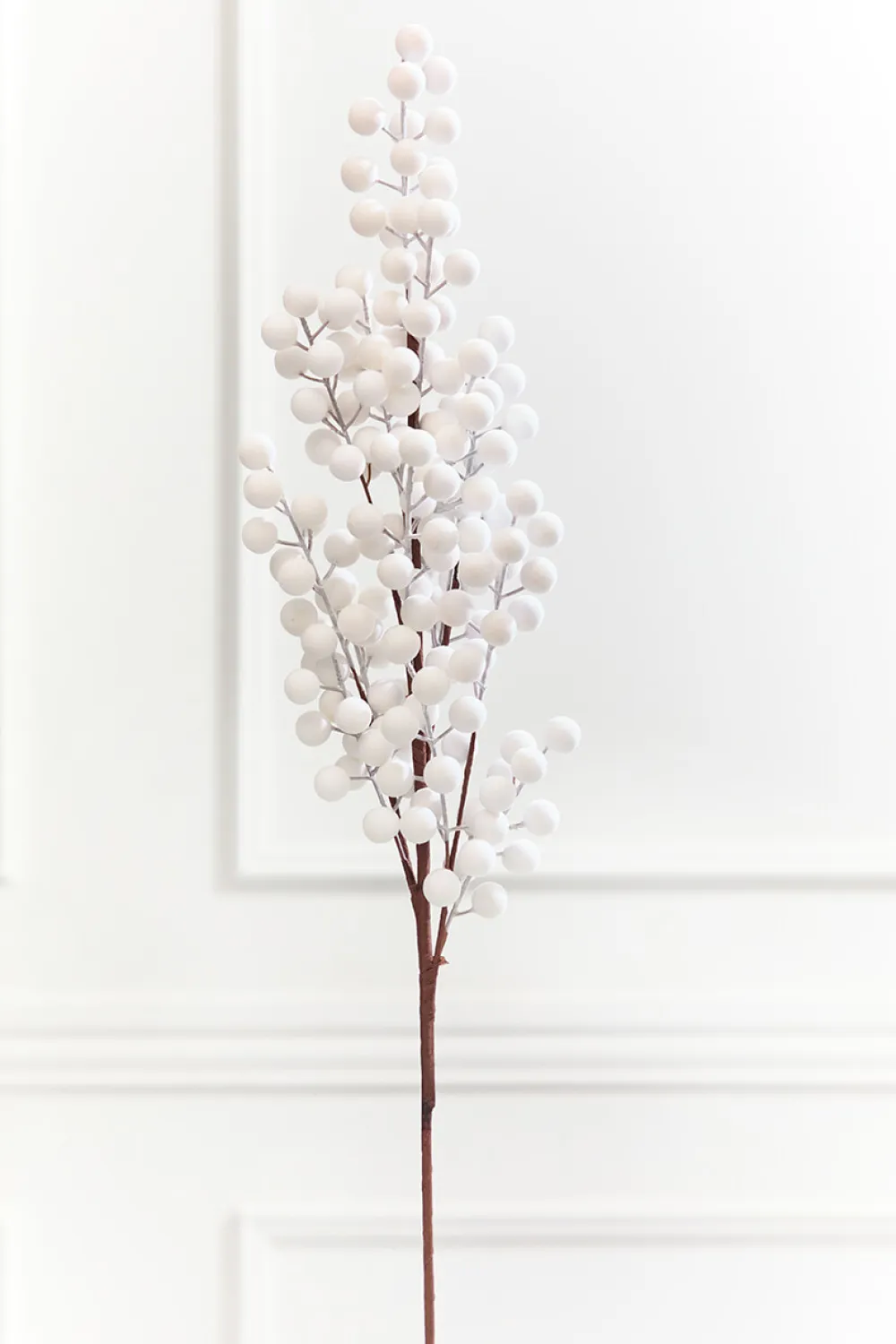 Decorator's Warehouse 33" White Flocked Berry Spray > White Christmas|2026 New Additions