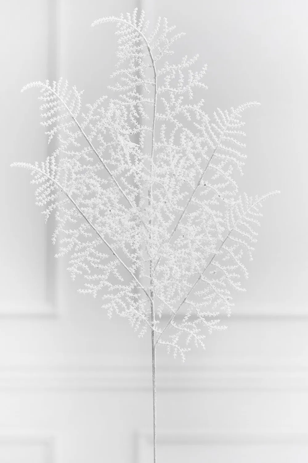 Decorator's Warehouse 35" White Glitter Fern Spray > White Christmas|Christmas Sale