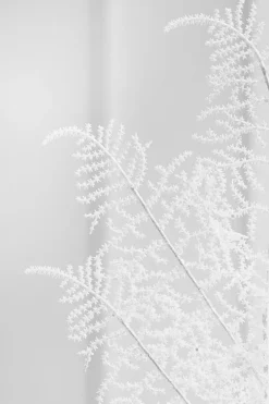 Decorator's Warehouse 35" White Glitter Fern Spray > White Christmas|Christmas Sale