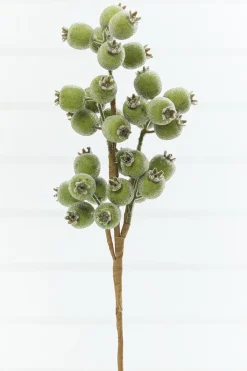 Decorator's Warehouse 21" Winter Apple Green Beaded Berry Spray > Christmas Sprays|Christmas Decor