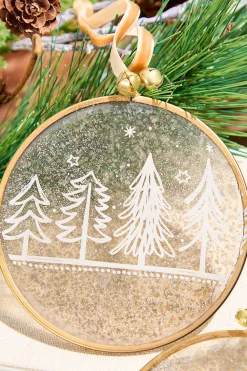 Decorator's Warehouse Winter Scene Glass Ornament > Christmas Decor|Christmas Ornaments