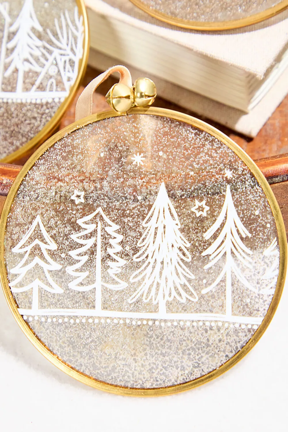 Decorator's Warehouse Winter Scene Glass Ornament > Christmas Decor|Christmas Ornaments