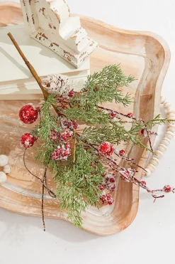 Decorator's Warehouse 19" Winters Snowberry Spray > Christmas Sprays|Christmas Decor