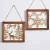 Decorator's Warehouse 10” Wood Christmas Wall Sign > Winter Woodland|Christmas Sale