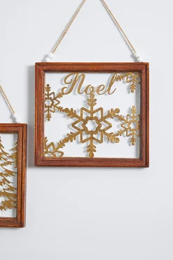 Decorator's Warehouse 10” Wood Christmas Wall Sign > Winter Woodland|Christmas Sale