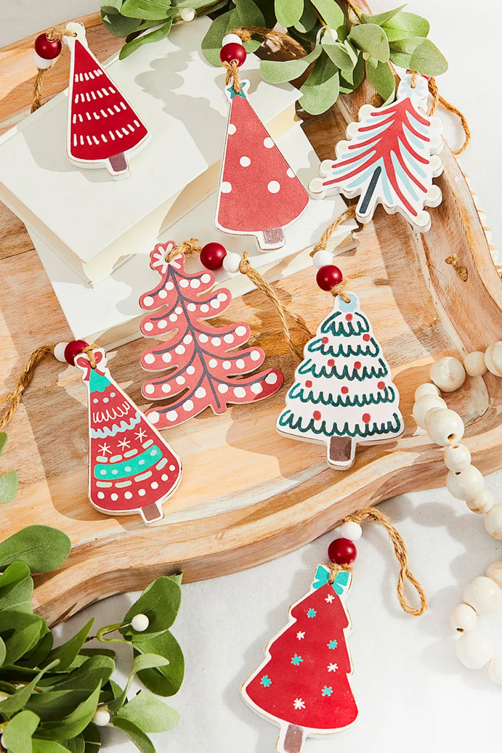 Decorator's Warehouse 5” Wooden Christmas Tree Ornament > Christmas Decor|Believe