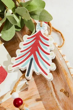 Decorator's Warehouse 5” Wooden Christmas Tree Ornament > Christmas Decor|Believe