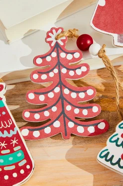 Decorator's Warehouse 5” Wooden Christmas Tree Ornament > Christmas Decor|Believe
