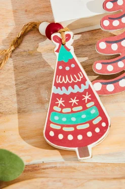 Decorator's Warehouse 5” Wooden Christmas Tree Ornament > Christmas Decor|Believe