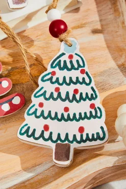 Decorator's Warehouse 5” Wooden Christmas Tree Ornament > Christmas Decor|Believe