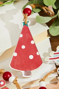 Decorator's Warehouse 5” Wooden Christmas Tree Ornament > Christmas Decor|Believe