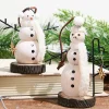 Decorator's Warehouse Wooden Snowman Ornament > Christmas Ornaments|Winter Woodland