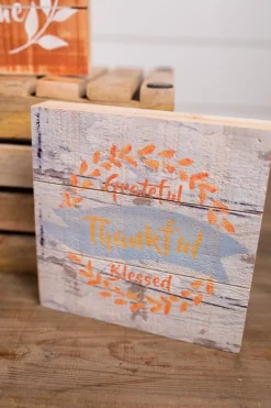 Decorator's Warehouse Wood Fall Block > Fall Decor|Fall Decor