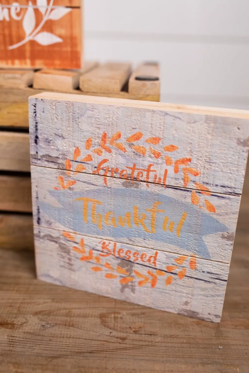 Decorator's Warehouse Wood Fall Block > Fall Decor|Fall Decor