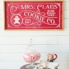 Decorator's Warehouse 31.8” Wood Holiday Engraved Wall Sign > Gingerbread|Christmas Decor
