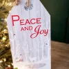 Decorator's Warehouse 15.75” Wood Holiday Hanging Sign > Cardinal|Christmas Decor