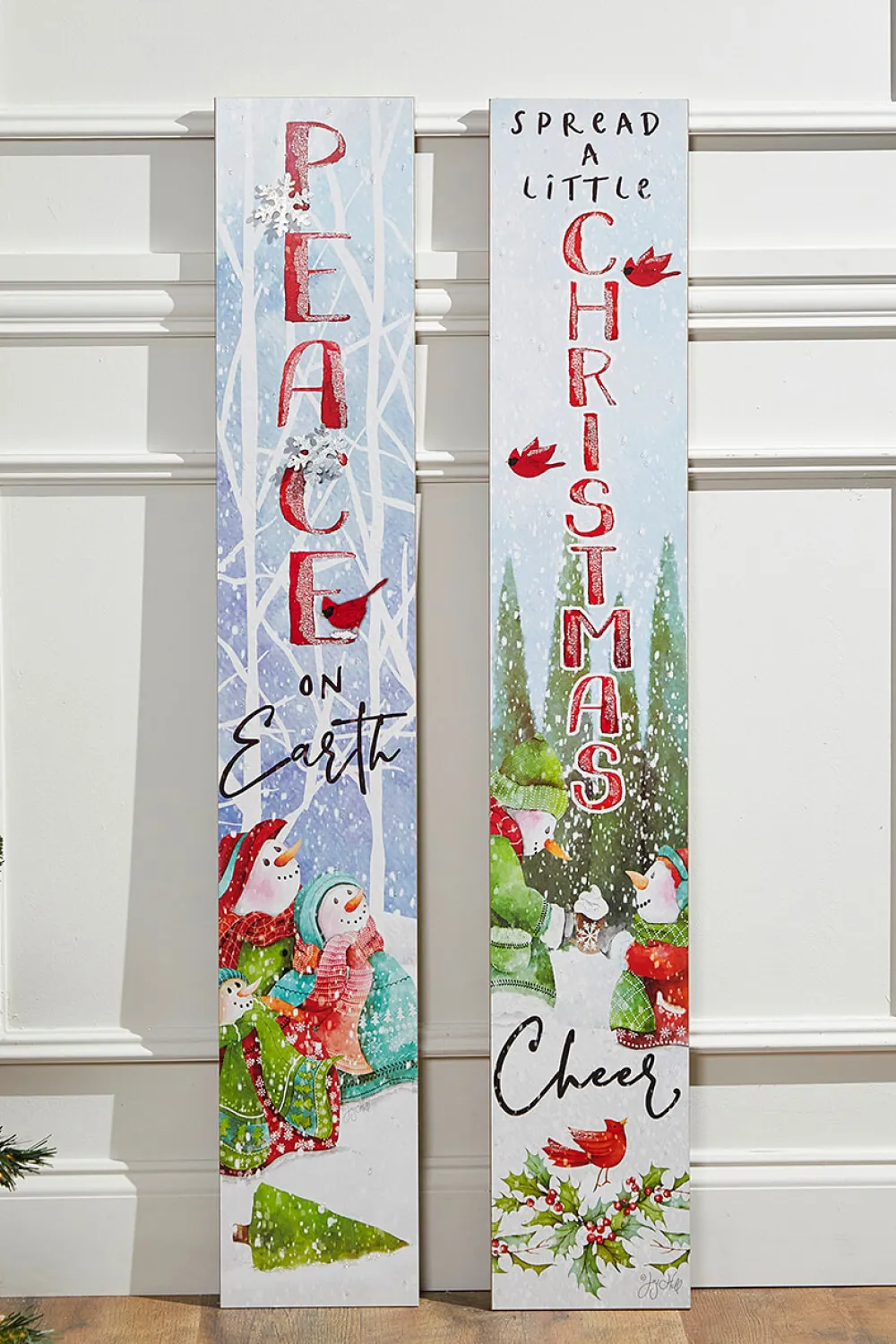 Decorator's Warehouse 42" Wood Holiday Porch Sign > Christmas Decor