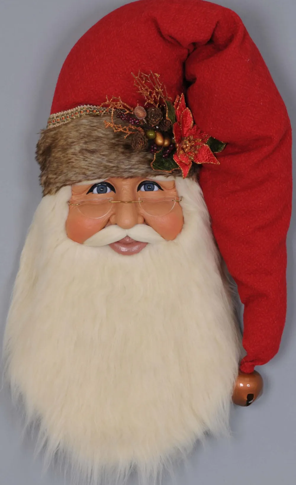 Decorator's Warehouse Woodland Santa Head > Karen Didion