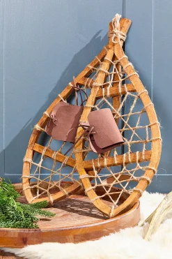 Decorator's Warehouse 22" Wood Snowshoes - Set of 2 > Christmas Ornaments|Winter Woodland