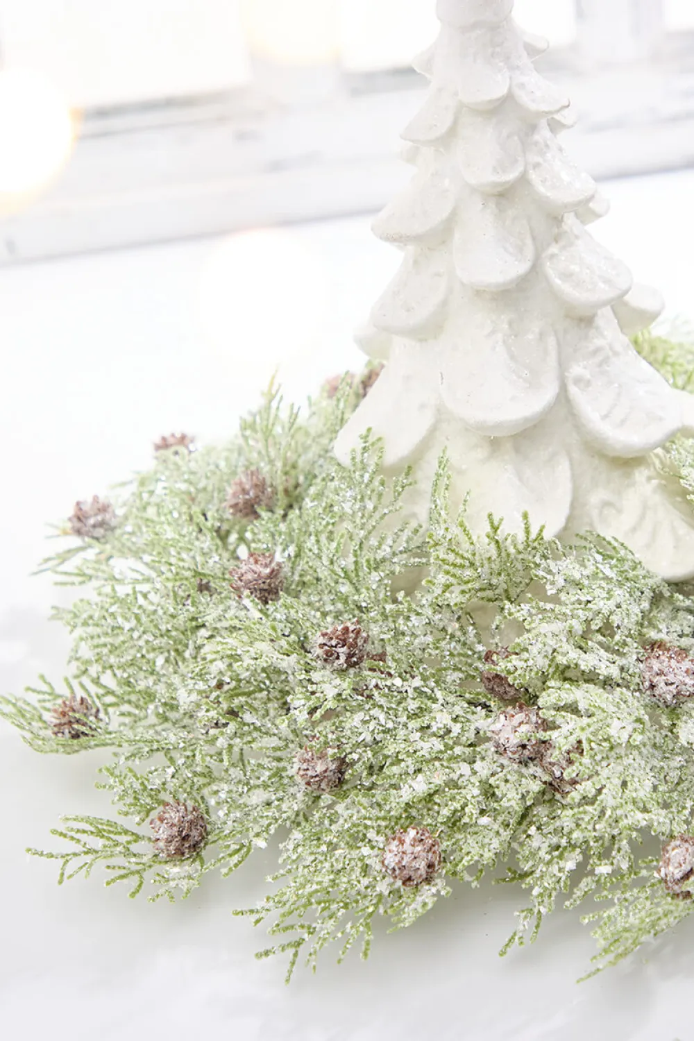 Decorator's Warehouse 15" Wreath Candle Holder > Sage & Pearl