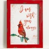 Decorator's Warehouse 12" x 16" "Always With You" Cardinal Frame Wall Decor > Cardinal|Christmas Decor