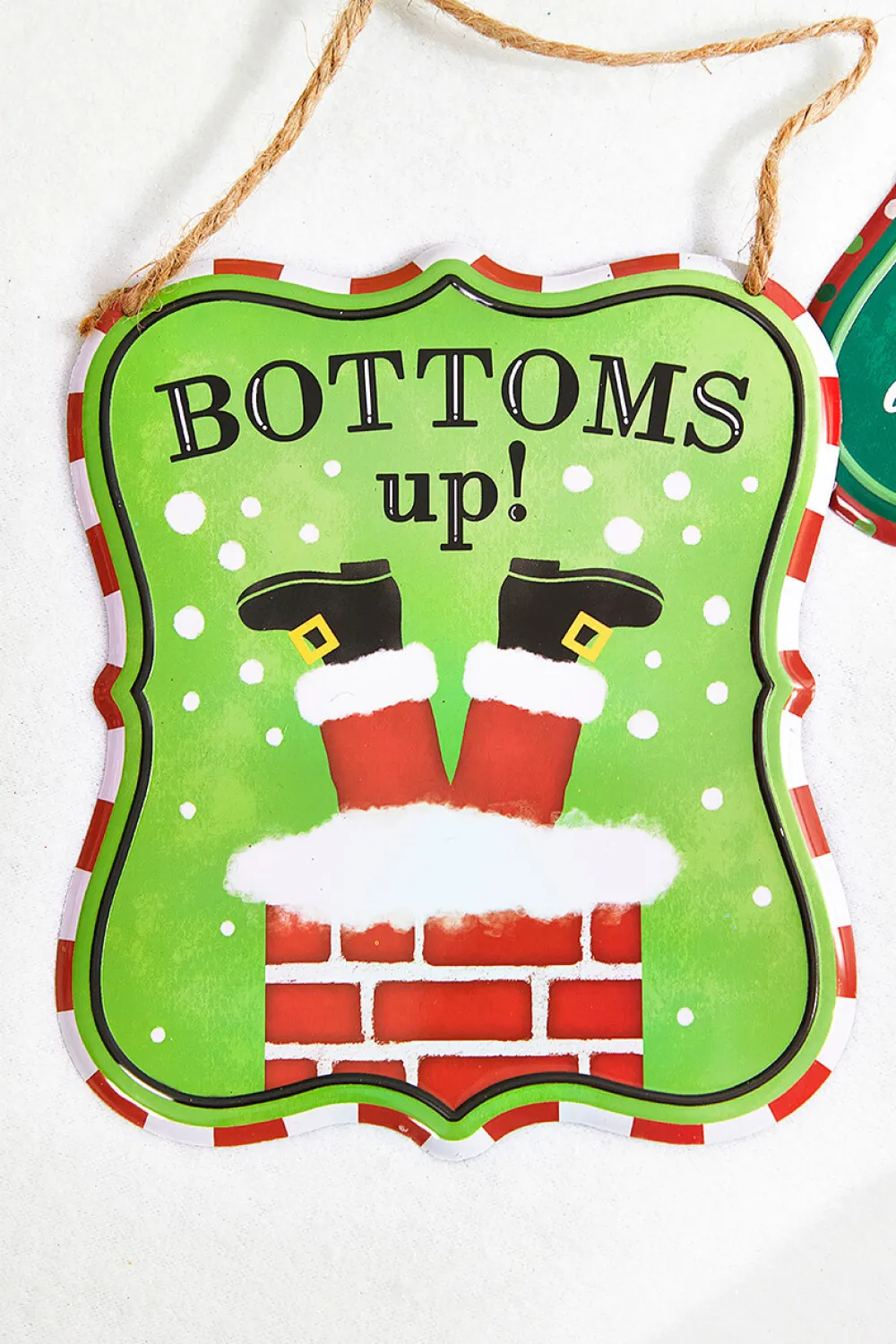 Decorator's Warehouse 7" x 6" Assorted Christmas Embossed Wall Sign > North Pole Party|Christmas Decor