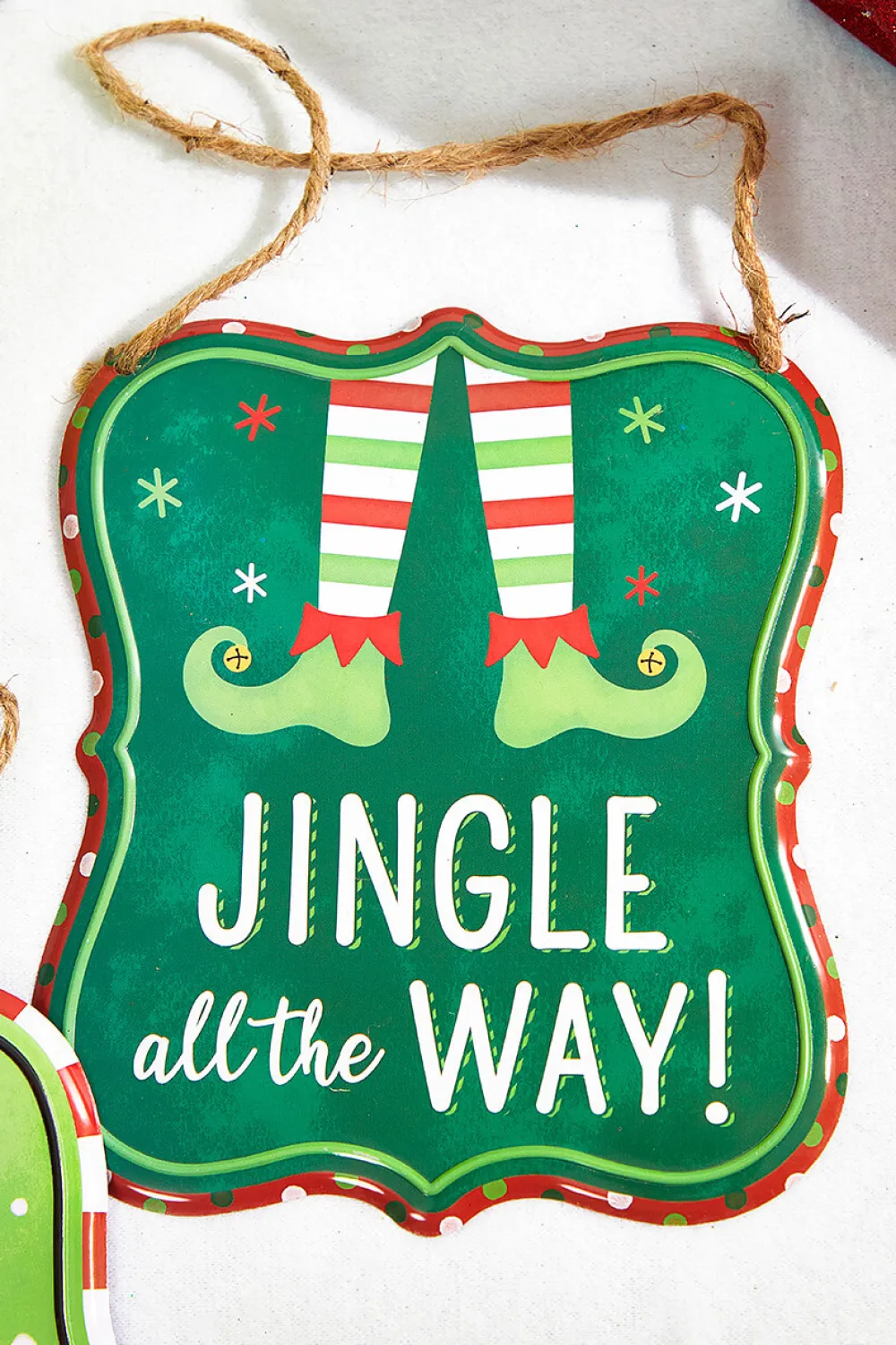 Decorator's Warehouse 7" x 6" Assorted Christmas Embossed Wall Sign > North Pole Party|Christmas Decor