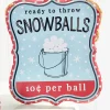 Decorator's Warehouse 7"x 6" Assorted Embossed Winter Sign > Christmas Decor|Christmas Ornaments