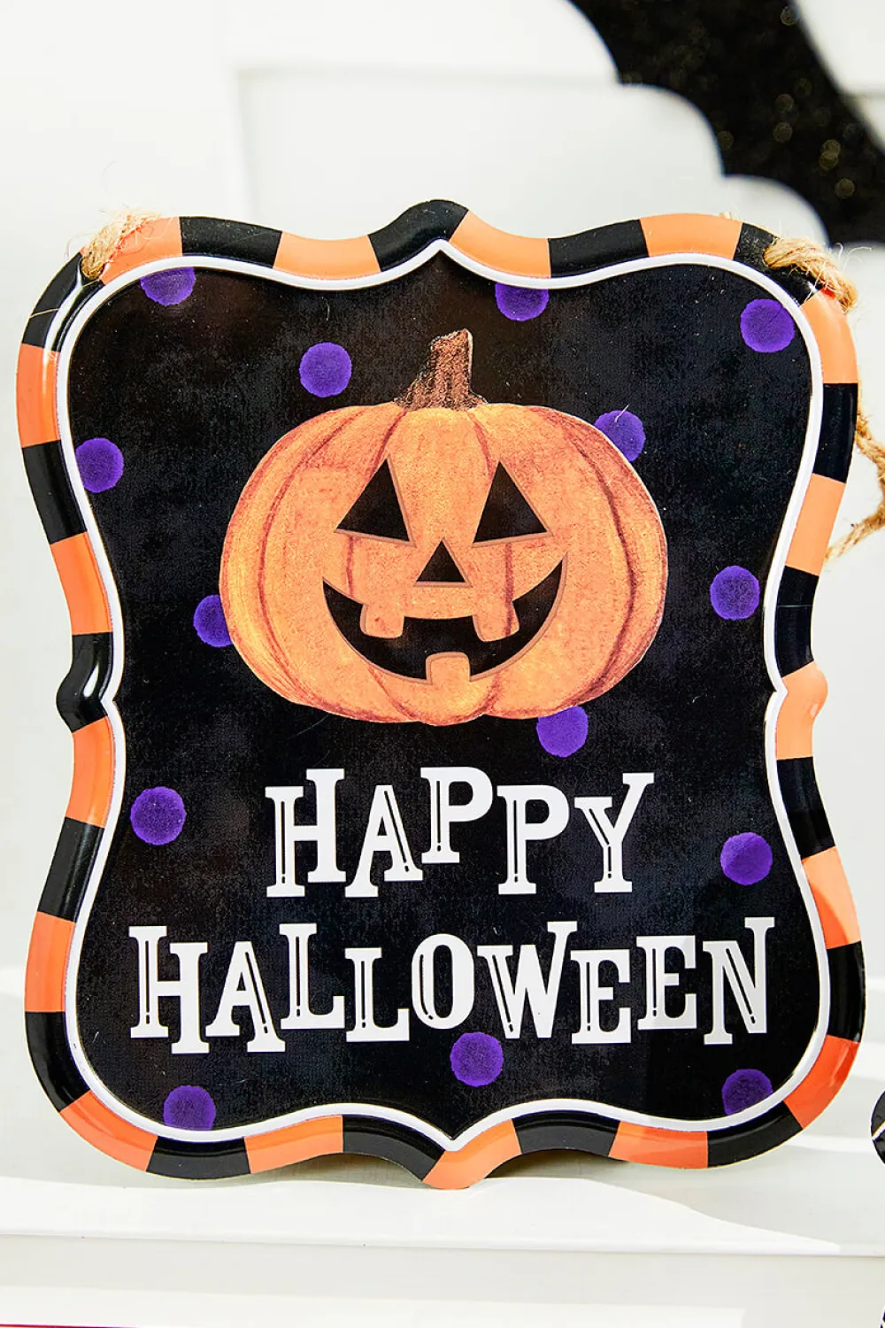 Decorator's Warehouse 7"x 6" Assorted Halloween Embossed Sign > Halloween|Halloween