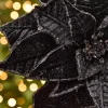 Decorator's Warehouse 19" x 14" Black Velvet Poinsettia Stem > Nutcracker|2026 New Additions