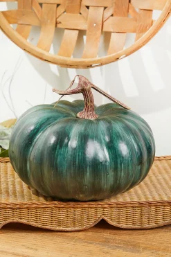 Decorator's Warehouse 9" x 5" Blue Latex Harvest Pumpkin Vine > Fall Decor|Fall Decor