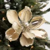 Decorator's Warehouse 22” x 10" Champagne Magnolia Stem > Christmas Decor|Natural Elegance