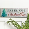 Decorator's Warehouse 24" x 8" Fresh Cut Christmas Trees Metal Sign > Best Sellers|Farmhouse