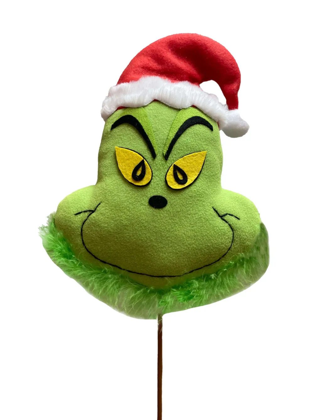 Decorator's Warehouse 24” x 9.5" Green Monster Head Pick > Christmas Sprays|Christmas Decor